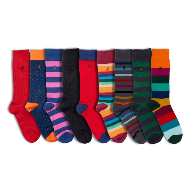 Swole Panda Green is the New Black Sale | Up To 50% OFF - 9 Pairs Men's Comfort Cuff Bamboo Socks - 40% OFF