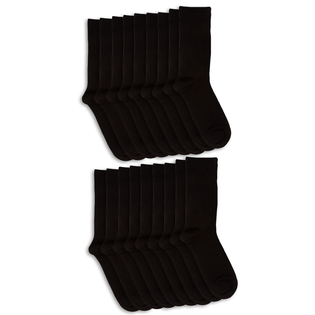 Swole Panda Green is the New Black Sale | Up To 50% OFF - 18 Pairs Women's Black Bamboo Socks - 50% OFF