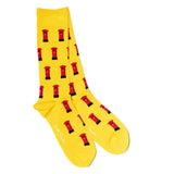 Red Post Box Bamboo Socks