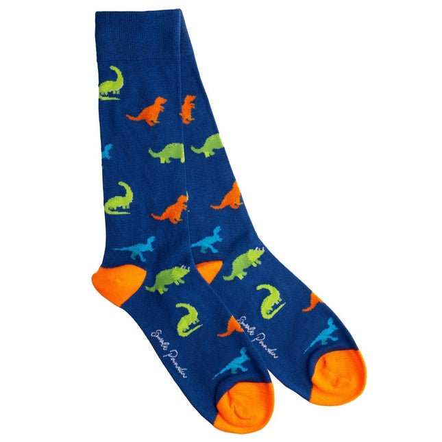 New Men's Bamboo Sock Collection - Dinosaur Bamboo Socks