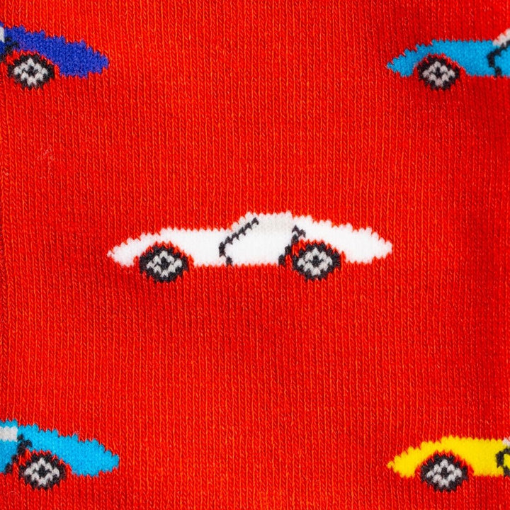 Red Classic Car Bamboo Socks