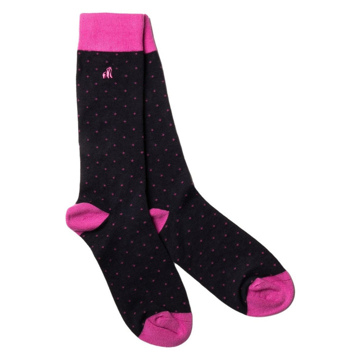 6 Pairs Men's Spotted Bamboo Socks - 30% OFF