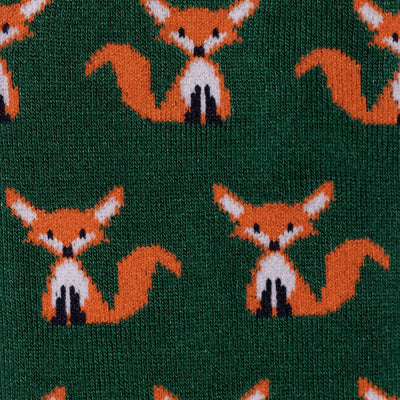 Fox Bamboo Socks (Comfort Cuff)