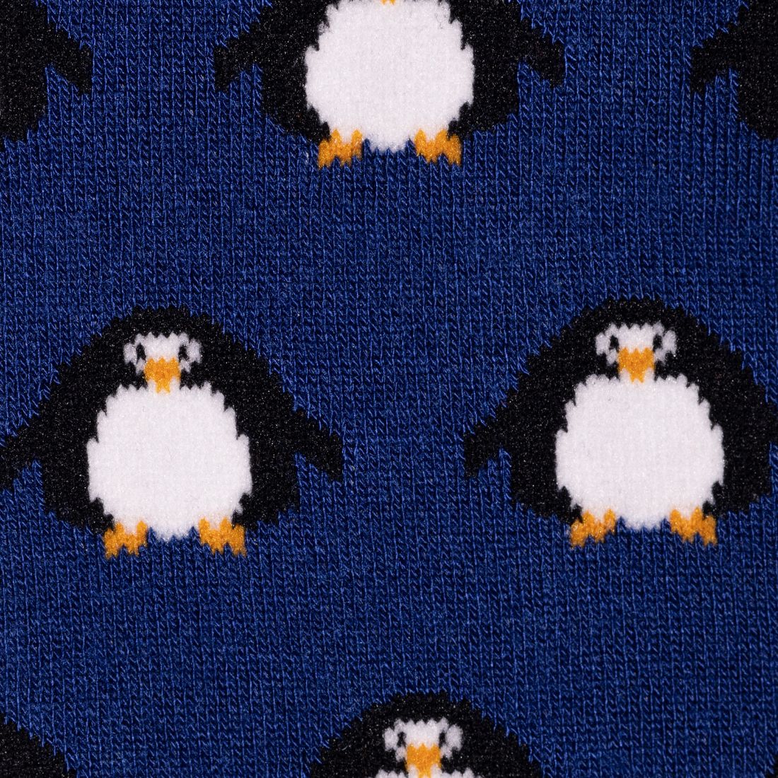 Navy Penguin Bamboo Socks