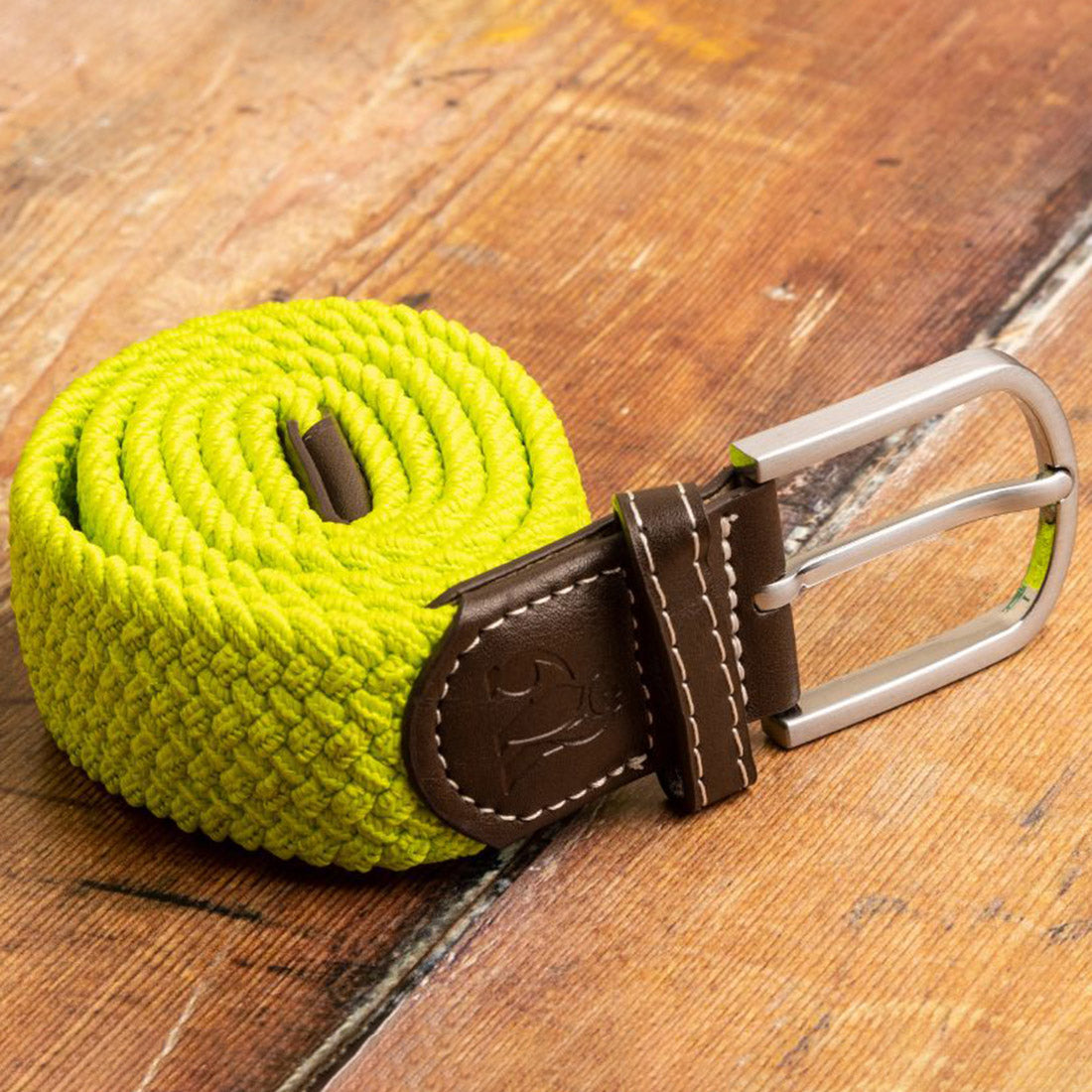 Woven Belt - Lime Green