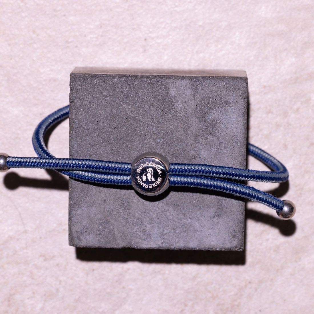 Rope Bracelet - Grey Stripe