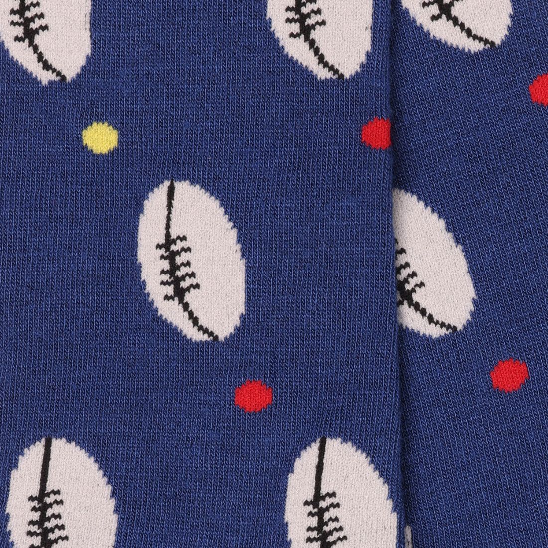 Rugby Ball Bamboo Socks