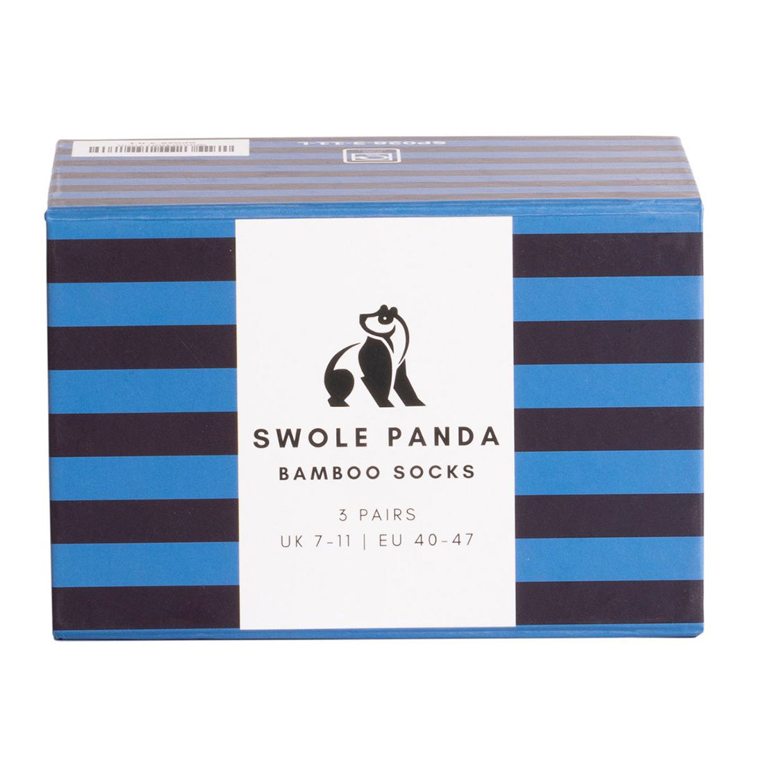 Blue Stripe Sock Box - 3 Pairs of Bamboo Socks (His)