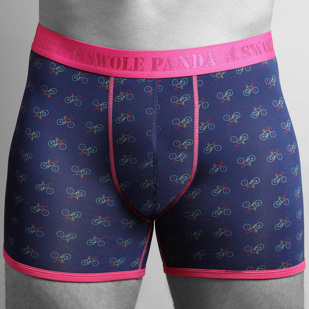 Bamboo Boxers 2 Pack - Bicycles / Palm Trees