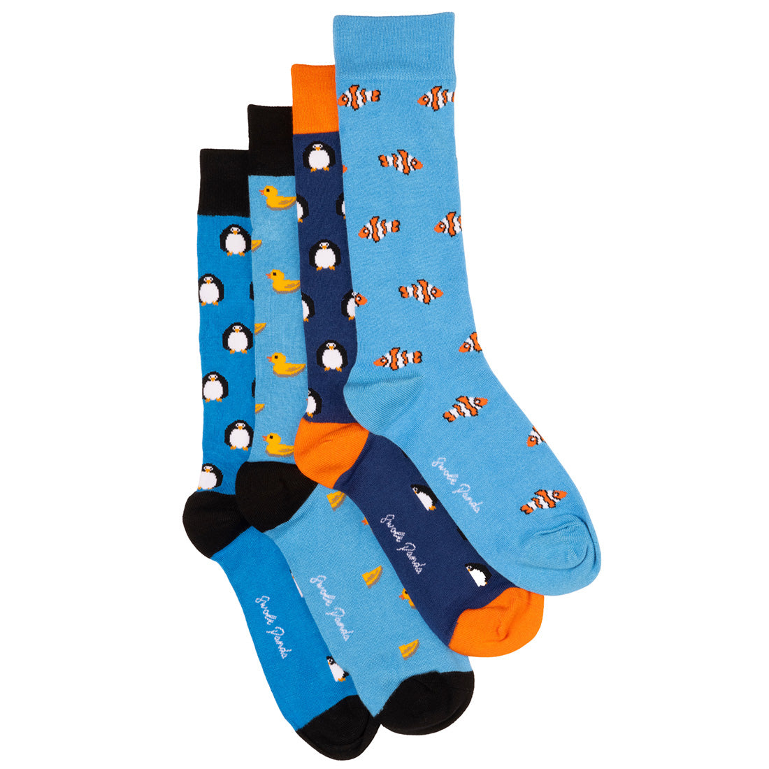 Duck & Penguin Bamboo Sock Bundle - Four Pairs