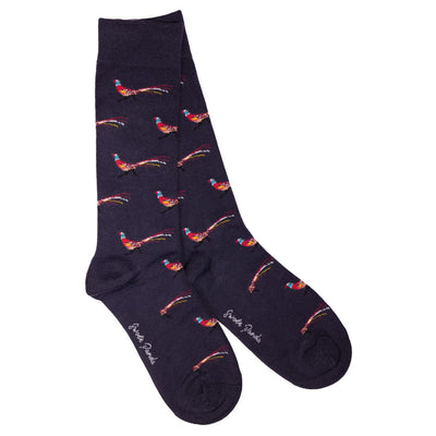 Pheasant Bamboo Socks (Comfort Cuff)