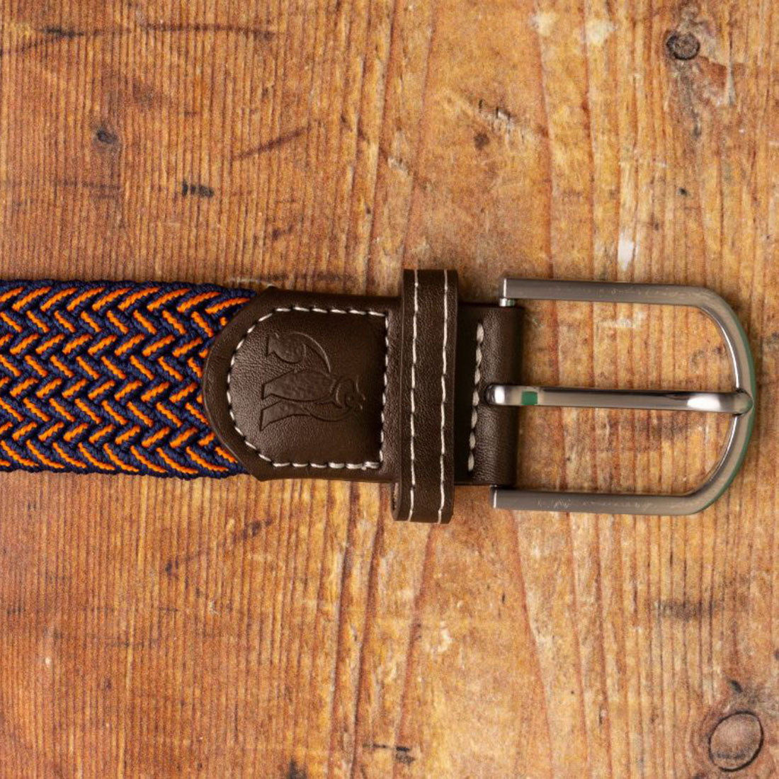 Woven Belt - Orange Fine Weave