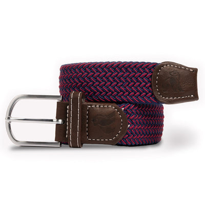 Woven Belt - Blue / Red Fine Weave