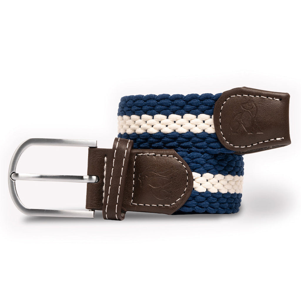 Woven Belt Blue Stripe