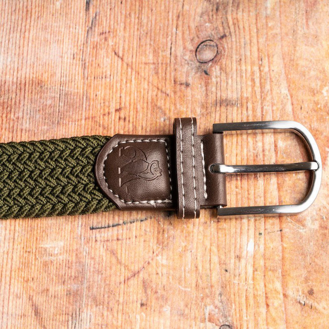 Woven Belt - Khaki Green