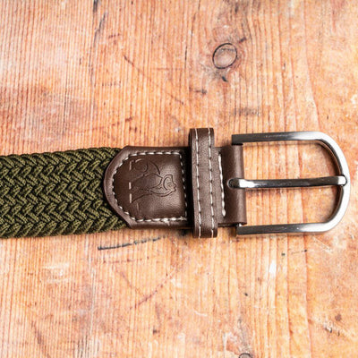 Woven Belt - Khaki Green