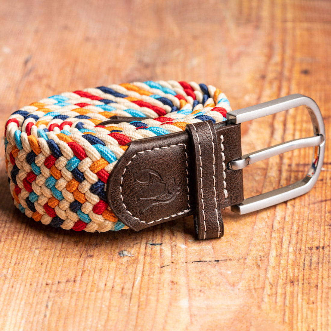 Woven Belt - Multicolour Zigzag