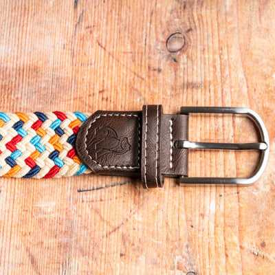 Woven Belt - Multicolour Zigzag