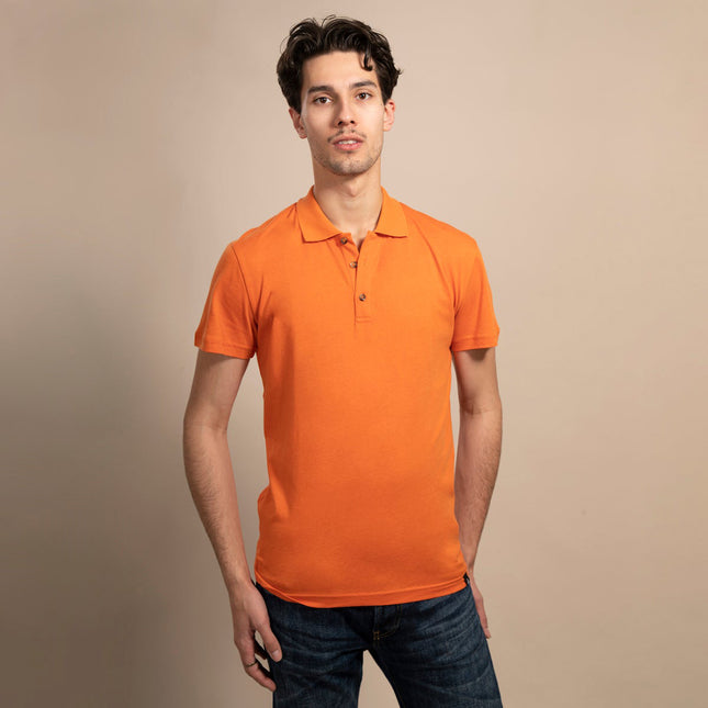 Swole Panda Outlet - REFIBRA™ Polo Shirt (Orange)