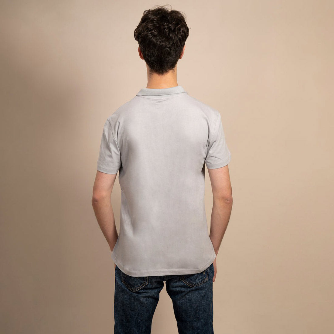 REFIBRA™ Polo Shirt (Stone Grey)