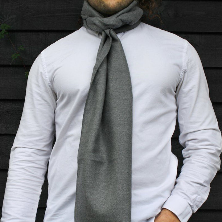 Classic Grey Bamboo Scarf