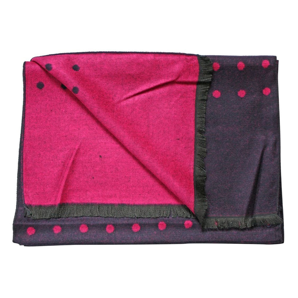 Pink Spot Bamboo Scarf
