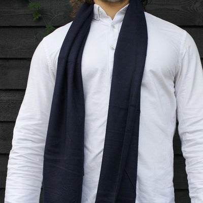 Navy Bamboo Scarf