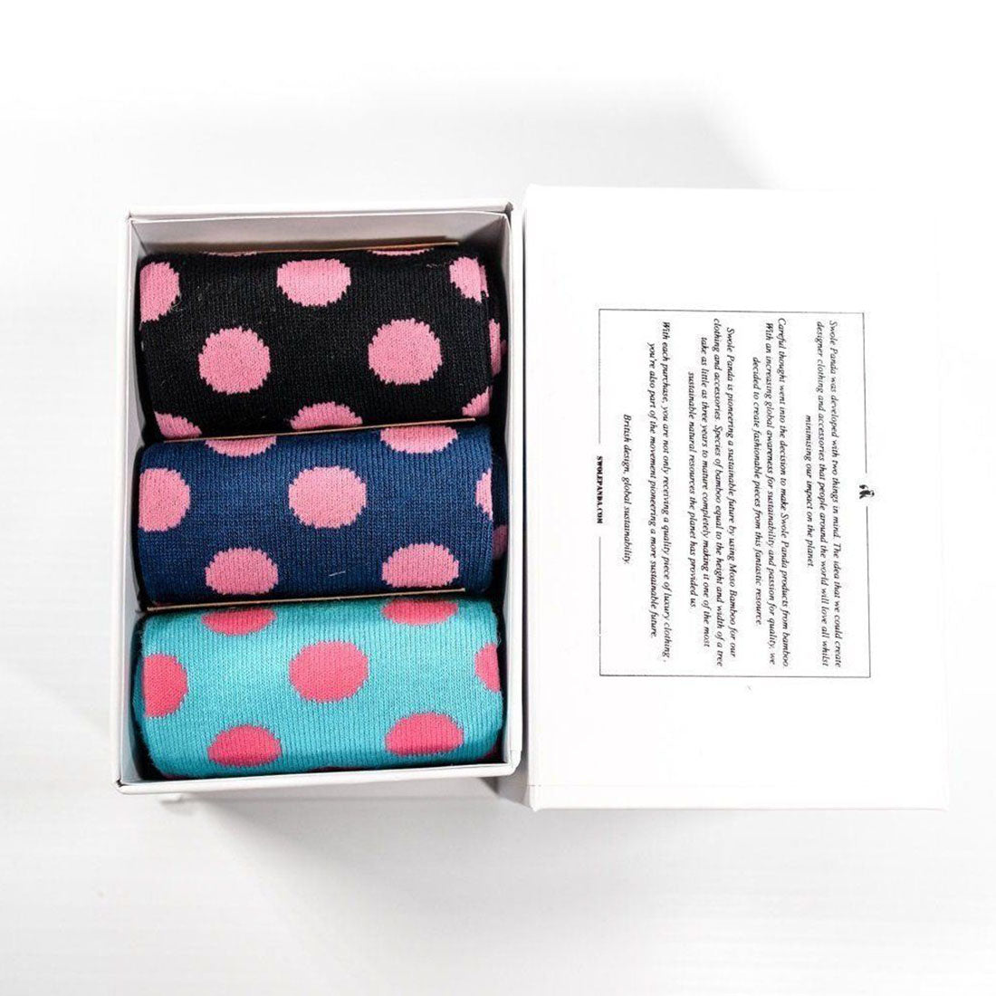 Simply Style Sock Box - 3 Pairs of Bamboo Socks (Hers)