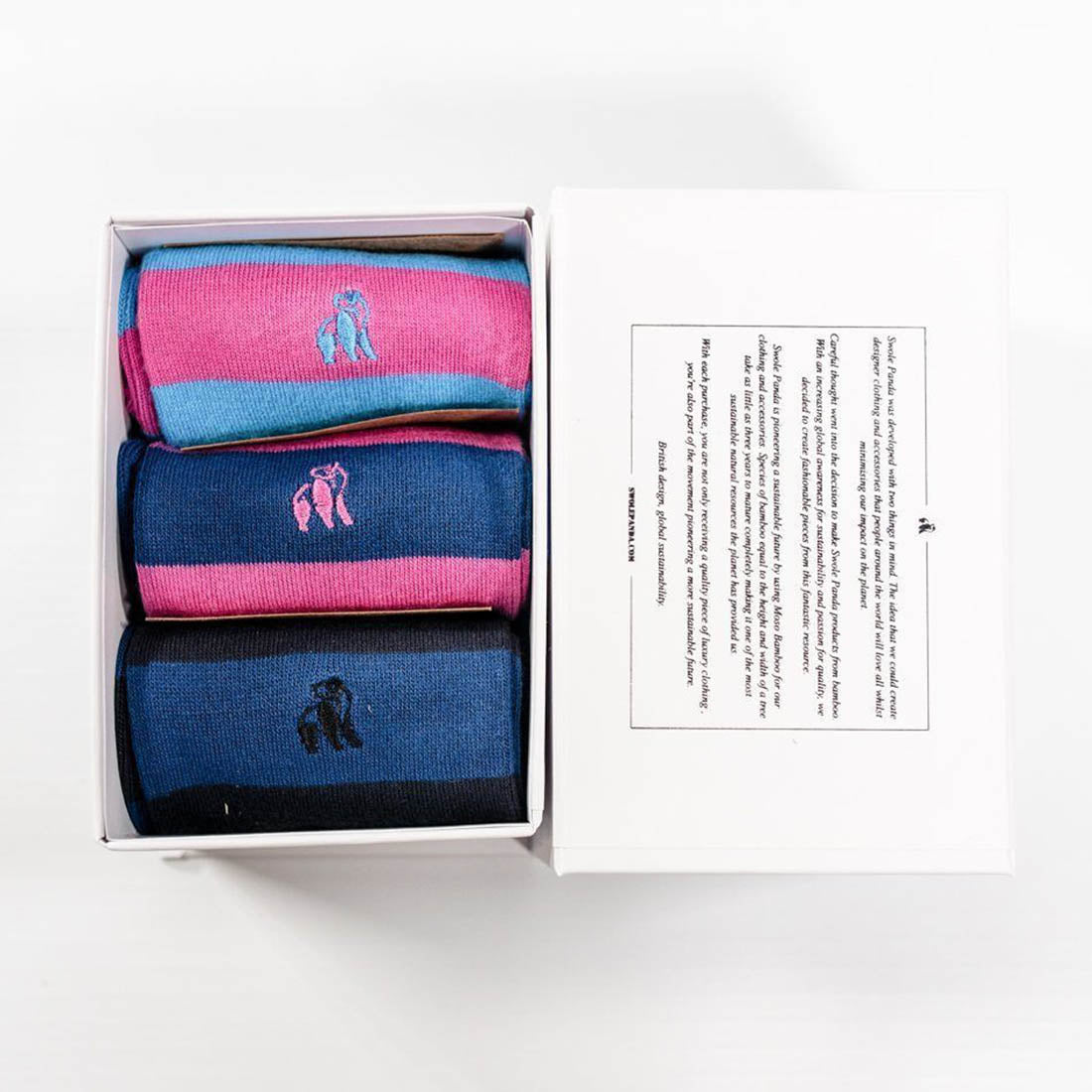 Simply Style Sock Box - 3 Pairs of Bamboo Socks (Hers)