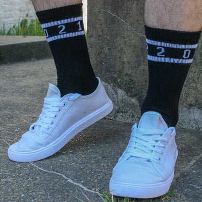 Black Athletic Bamboo Socks
