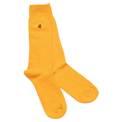 Bumblebee Yellow Bamboo Socks