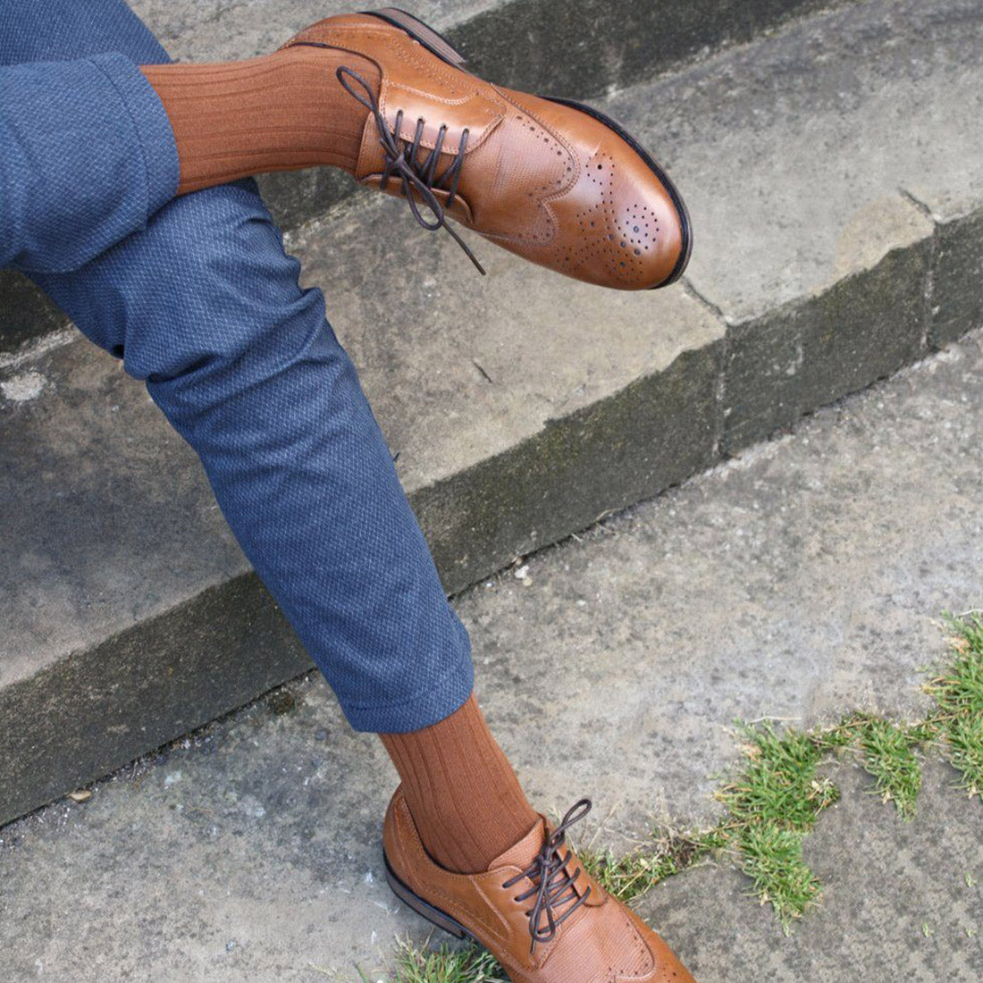 Chestnut Brown Bamboo Socks