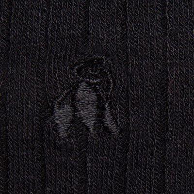 Black Bamboo Socks (Comfort Cuff)