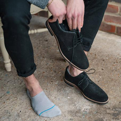 Light Grey "No-Show" Bamboo Socks