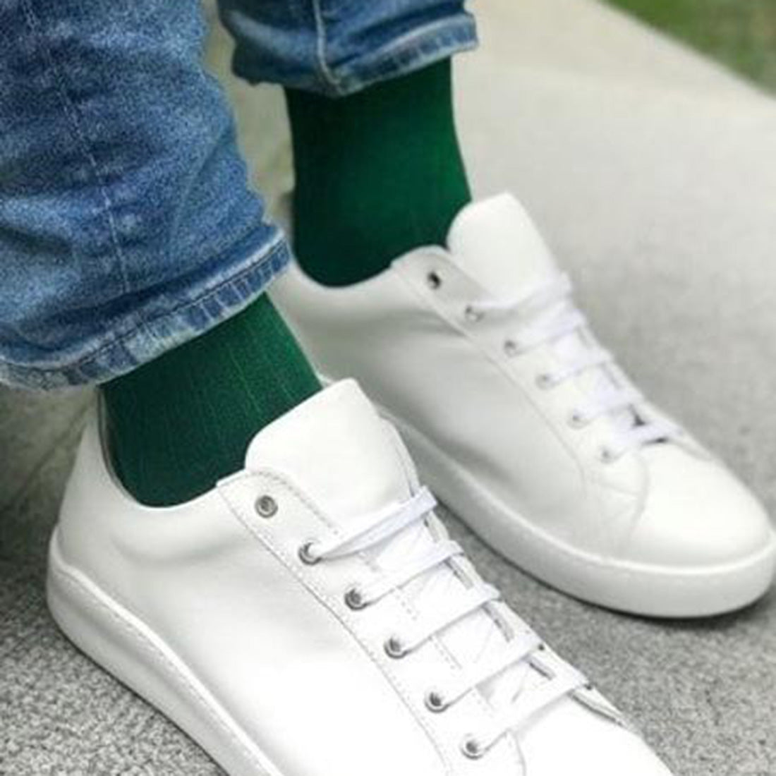 Racing Green Bamboo Socks