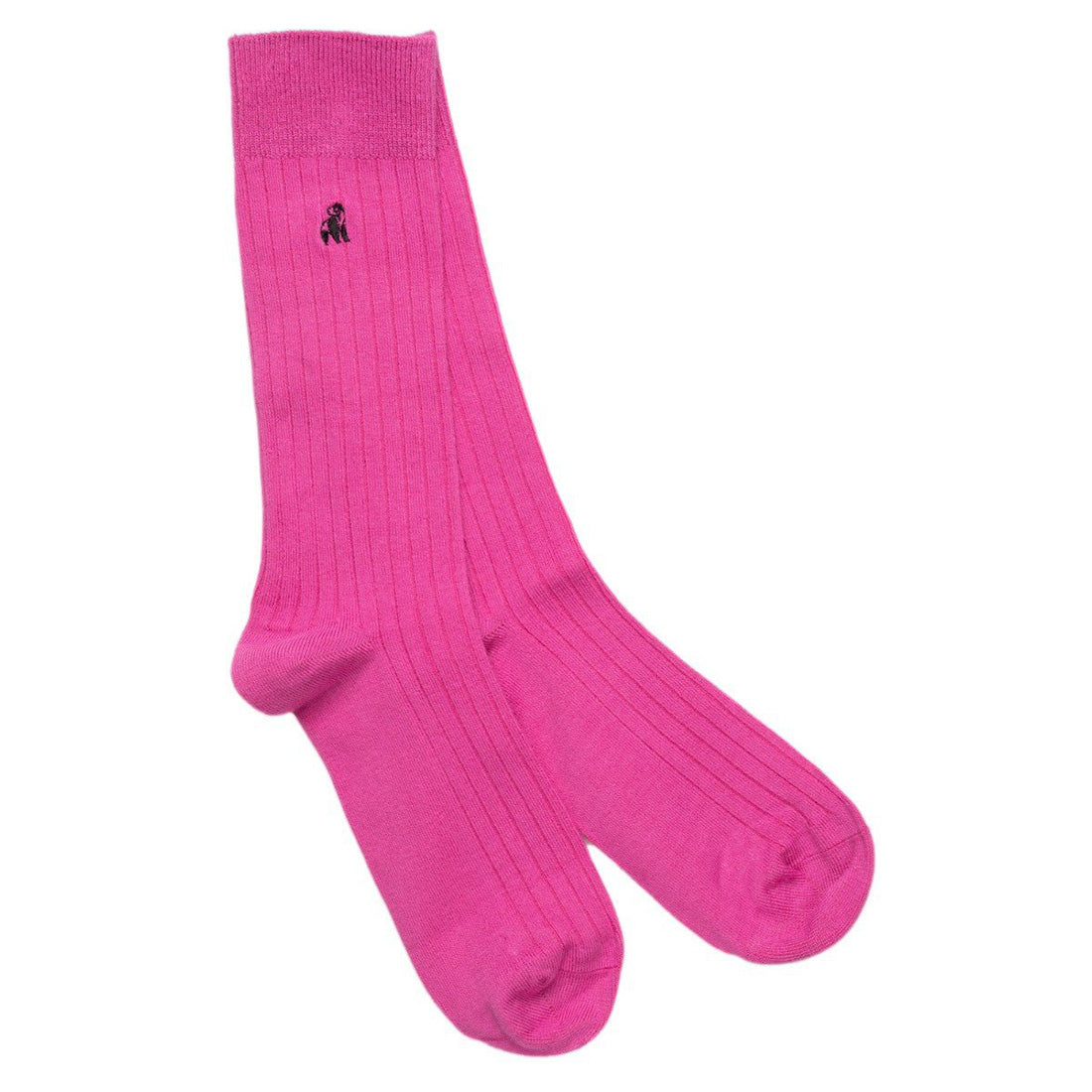 Rich Pink Bamboo Socks