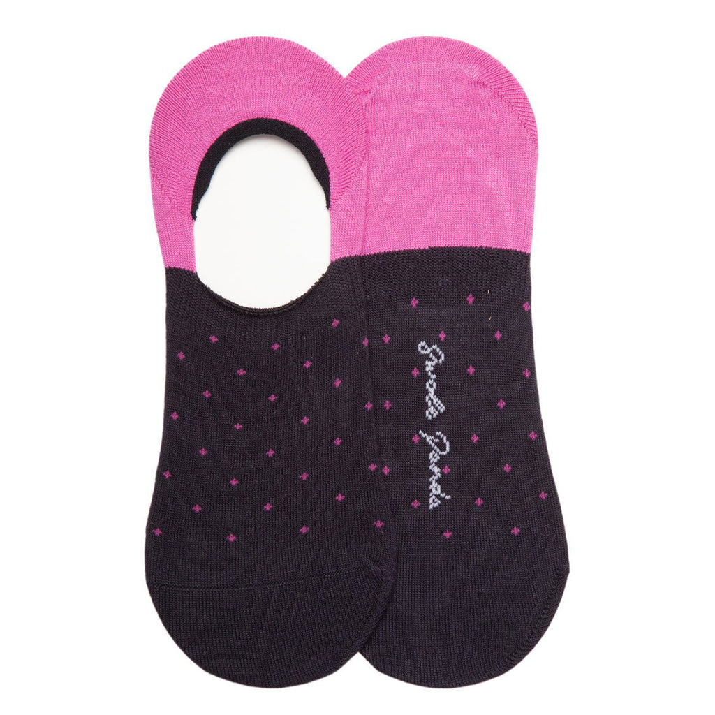 Spotted "No Show" Bamboo Socks
