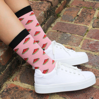 Watermelon Bamboo Socks