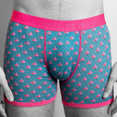 Bamboo Boxers 2 Pack - Flamingos and Palms