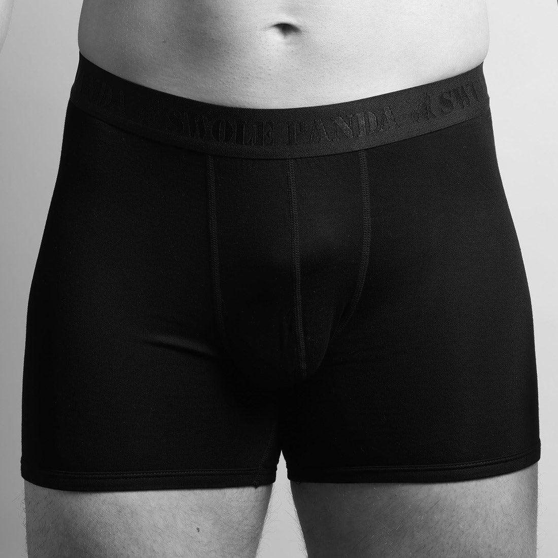 Bamboo Boxers - Black / Black Band