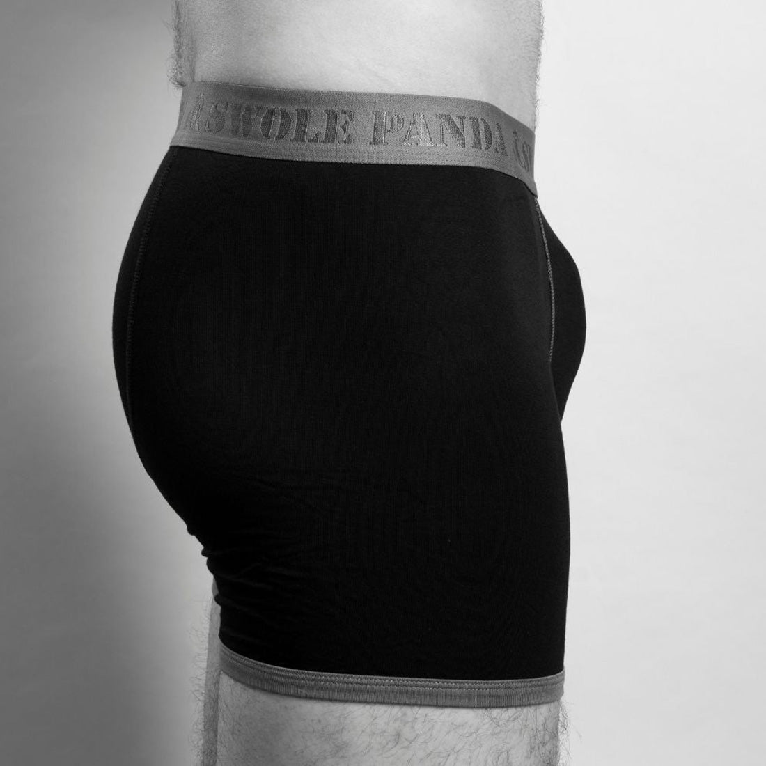 Bamboo Boxers - Black / Grey Band