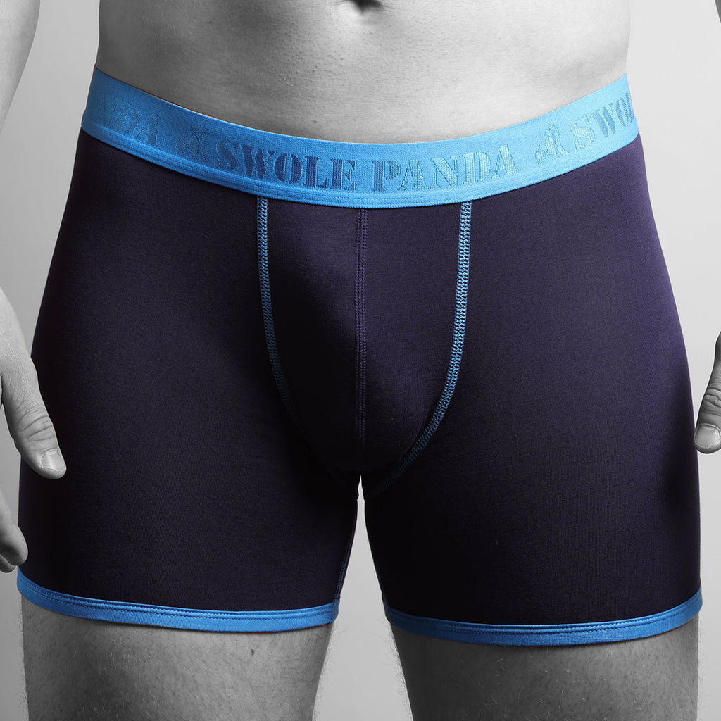Bamboo Boxers Navy Blue Band