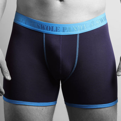 Bamboo Boxers - Navy / Blue Band