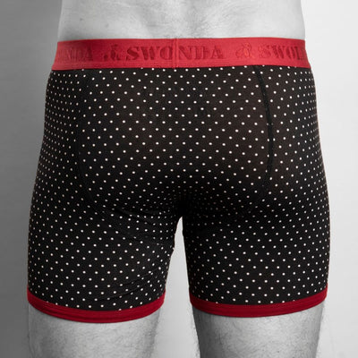 Bamboo Boxers - White Dots